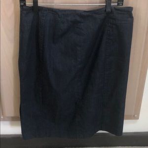 Ann Taylor Loft blue skirt